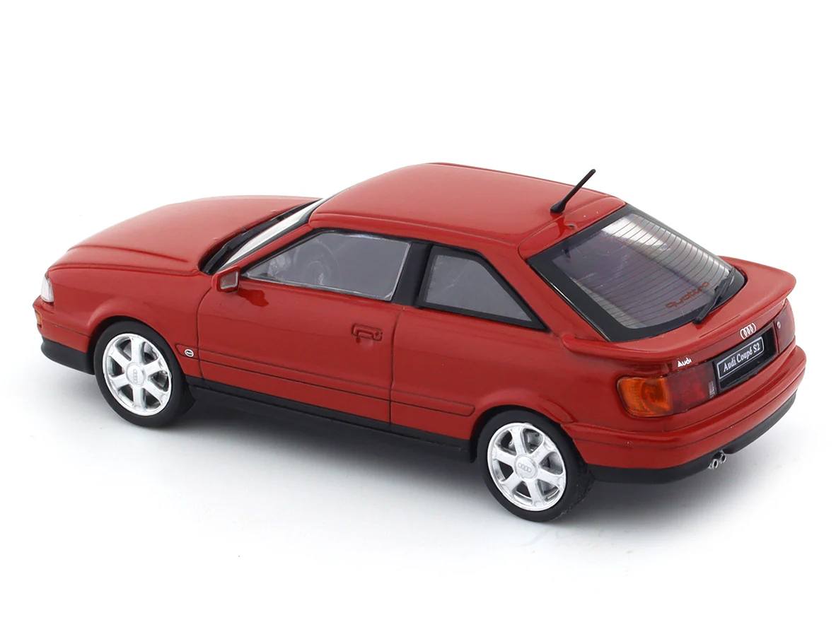 1992 Audi Coupe S2 Red 1:43 Solido diecast Scale Model collectible - Image 8