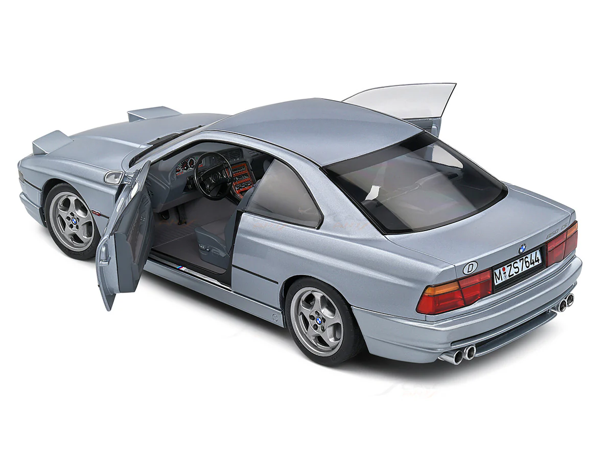 1992 BMW 850 E31 CSI 1:18 Solido licensed diecast scale model car collectible - Image 7