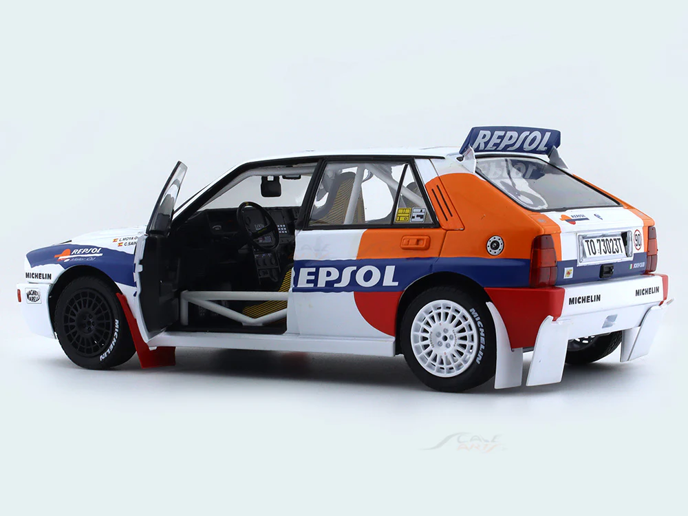 1993 Lancia Delta HF Integrale Rally Acropolis 1:18 Solido diecast Scale Model collectible - Image 9