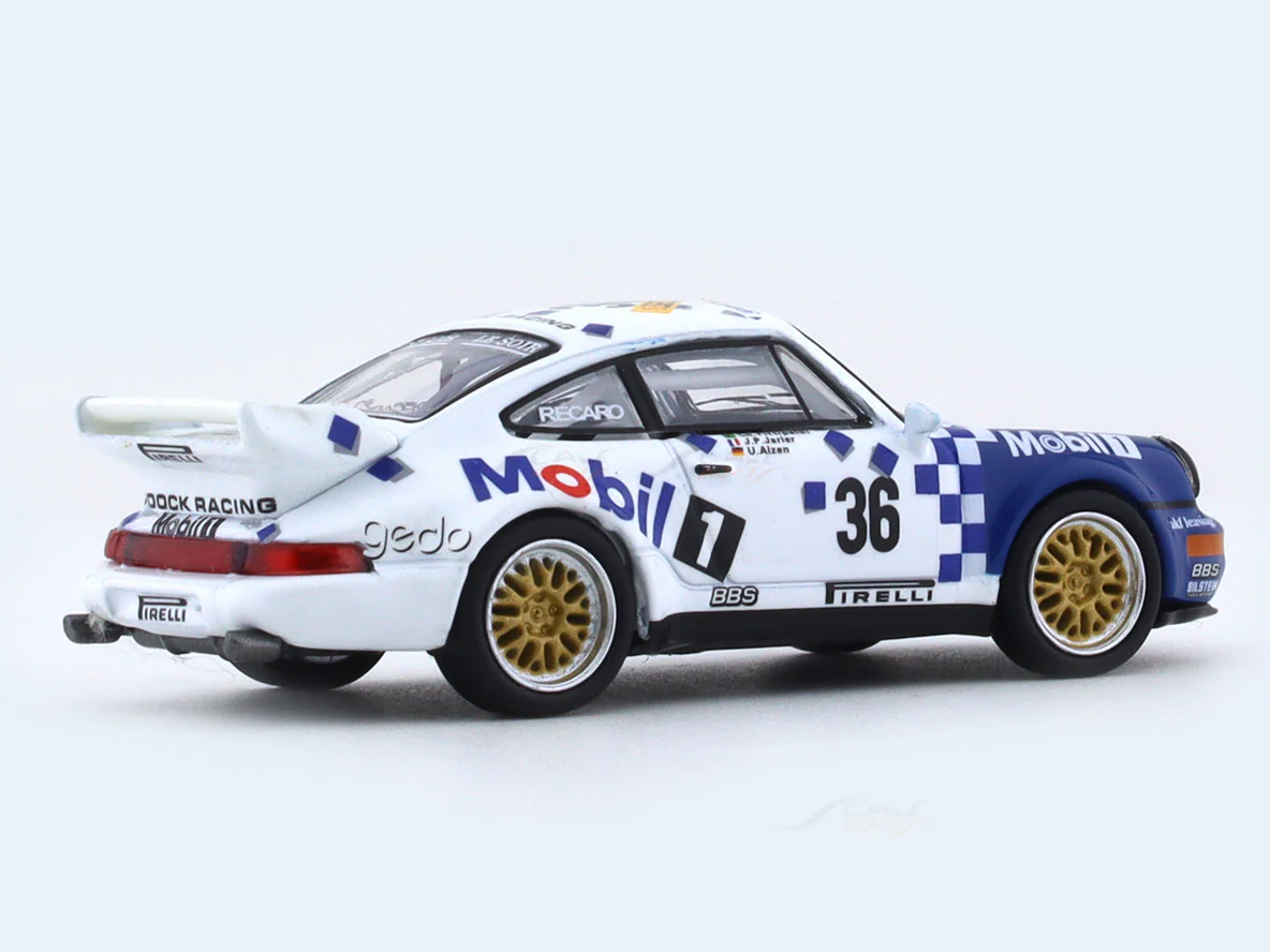 1993 Porsche 911 RSR 3.8 1:64 Tarmac Works x Schuco diecast scale model collectible - Image 4