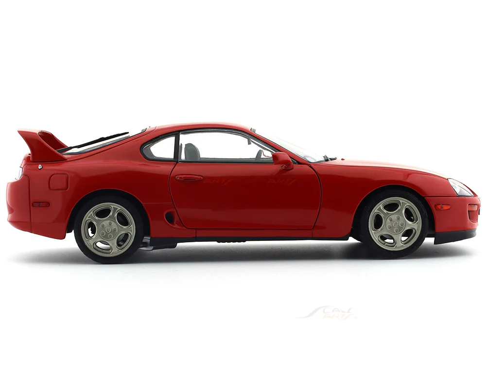 1993 Toyota Supra MK 4 A80 red 1:18 Solido diecast scale model - Image 5