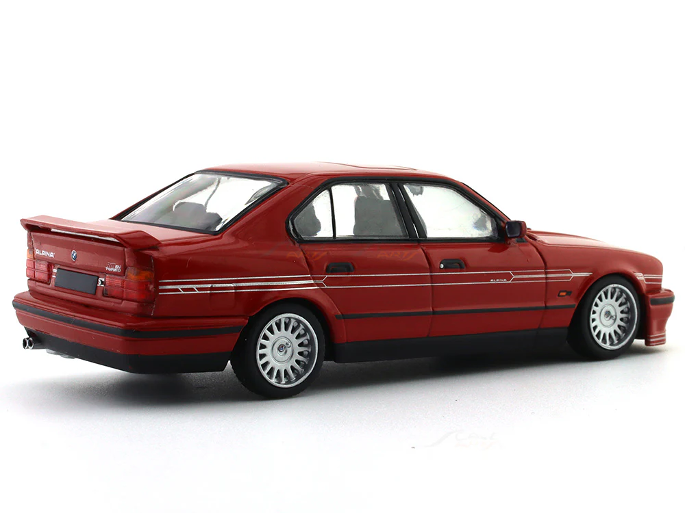 1994 BMW Alpina E34 B10 BiTurbo red 1:43 Solido diecast scale model car - Image 4