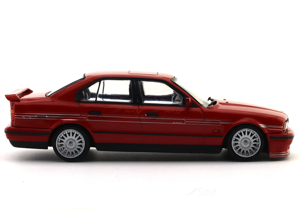 1994 BMW Alpina E34 B10 BiTurbo red 1:43 Solido diecast scale model car - Image 5