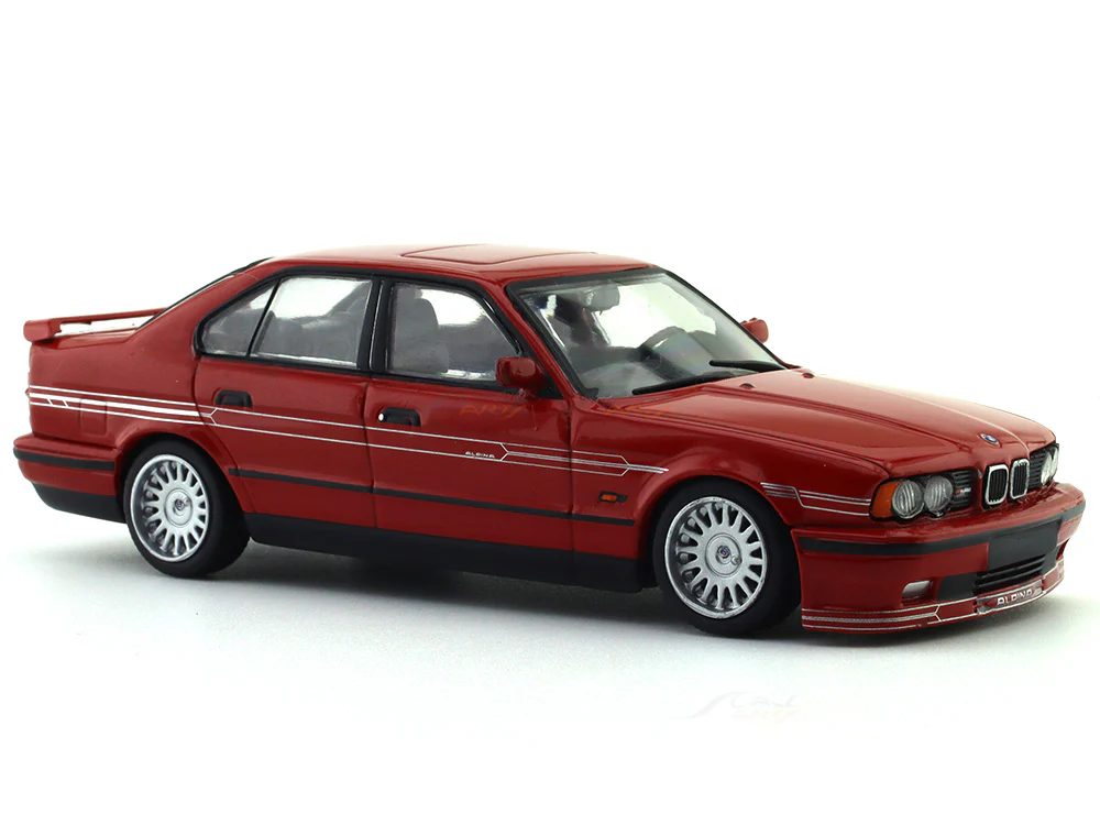 1994 BMW Alpina E34 B10 BiTurbo red 1:43 Solido diecast scale model car - Image 6