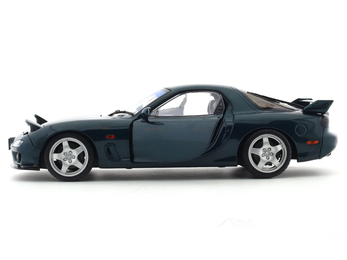 1994 Mazda RX-7 RS FD3S blue 1:18 Solido licensed diecast scale model car collectible - Image 9