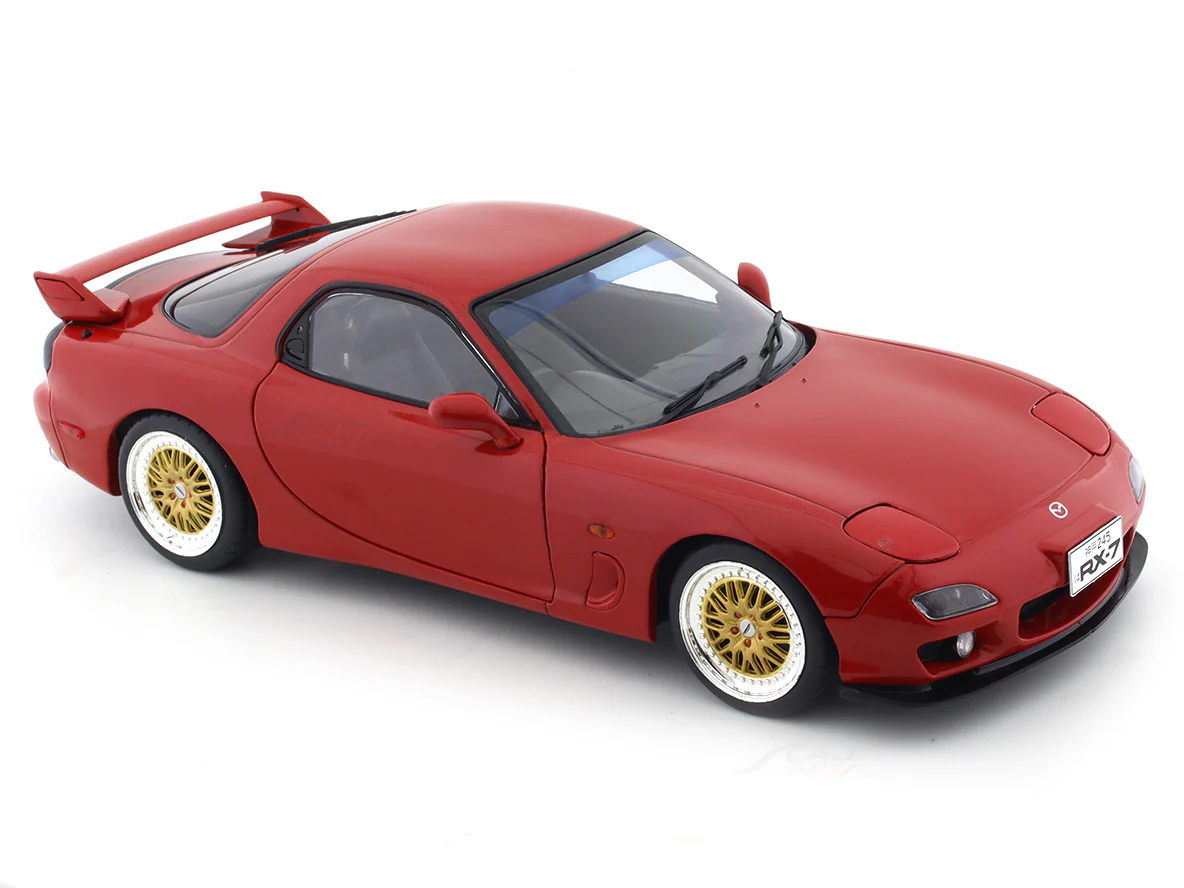 1994 Mazda RX-7 RS FD3S red 1:18 Solido licensed diecast scale model car collectible - Image 17