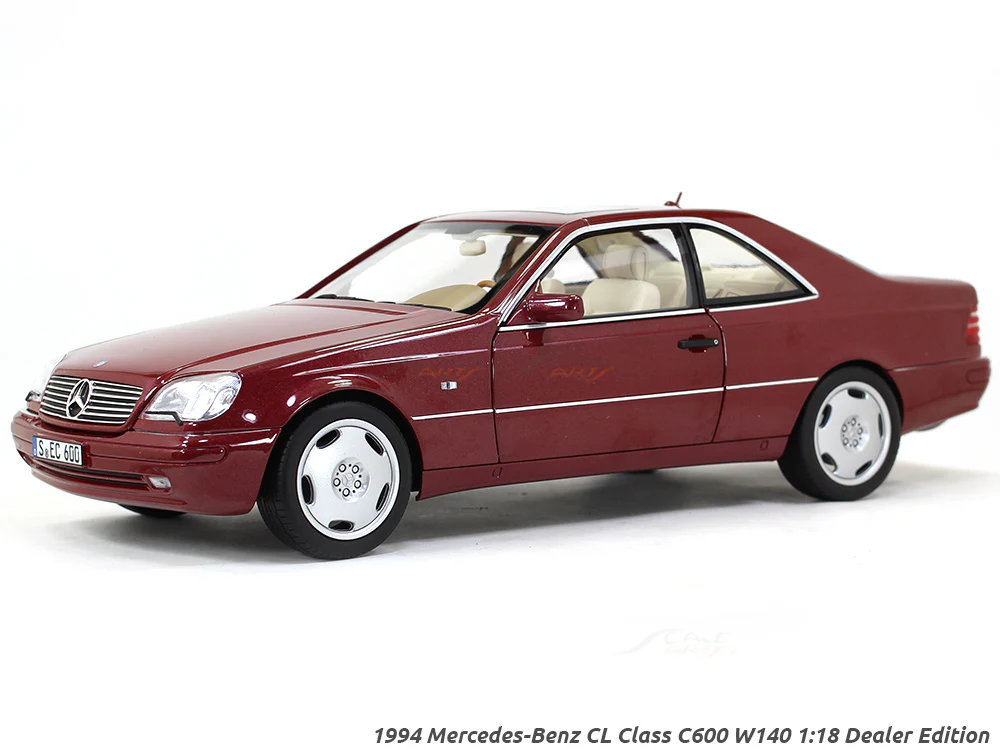 1994 Mercedes-Benz CL Class C600 W140 1:18 Dealer Edition diecast scale model car