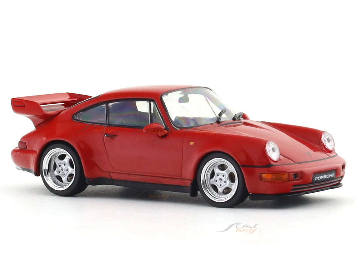 1994 Porsche 911 964 RS 3.8 Guard Red 1:43 Solido licensed diecast Scale Model collectible - Image 7