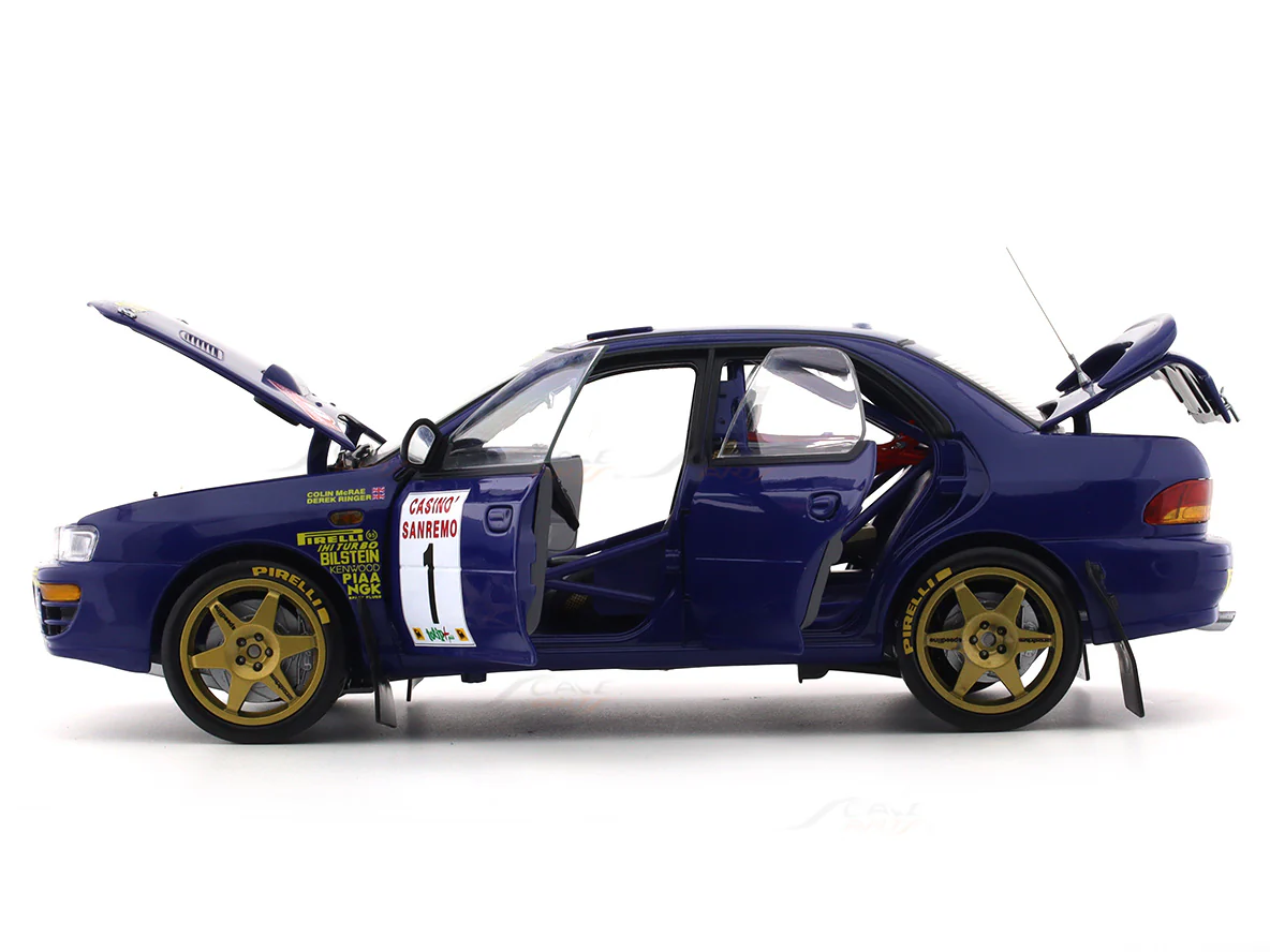 1994 Subaru Impreza Winner Hong Kong Rally 1:18 SunStar diecast scale model car collectible - Image 8