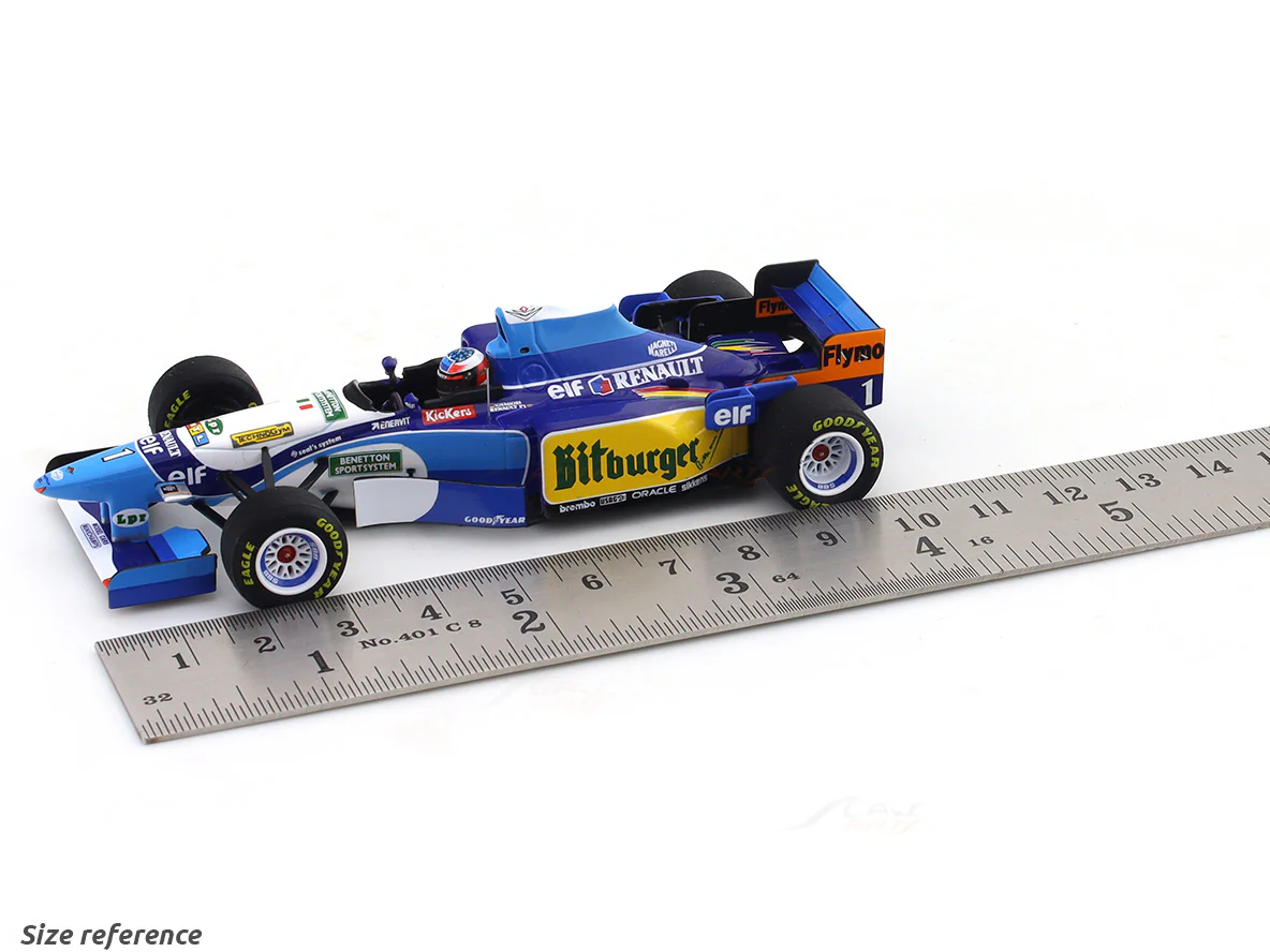 1995 Benetton Renault B195 Michael Schumacher 1:43 Minichamps licensed Formula 1 diecast scale model car - Image 10