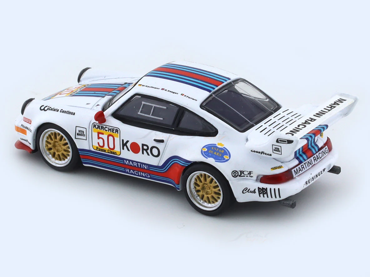 1995 Porsche 911 Turbo S LM GT 1:64 Schuco x Tarmac Works diecast scale model car - Image 8