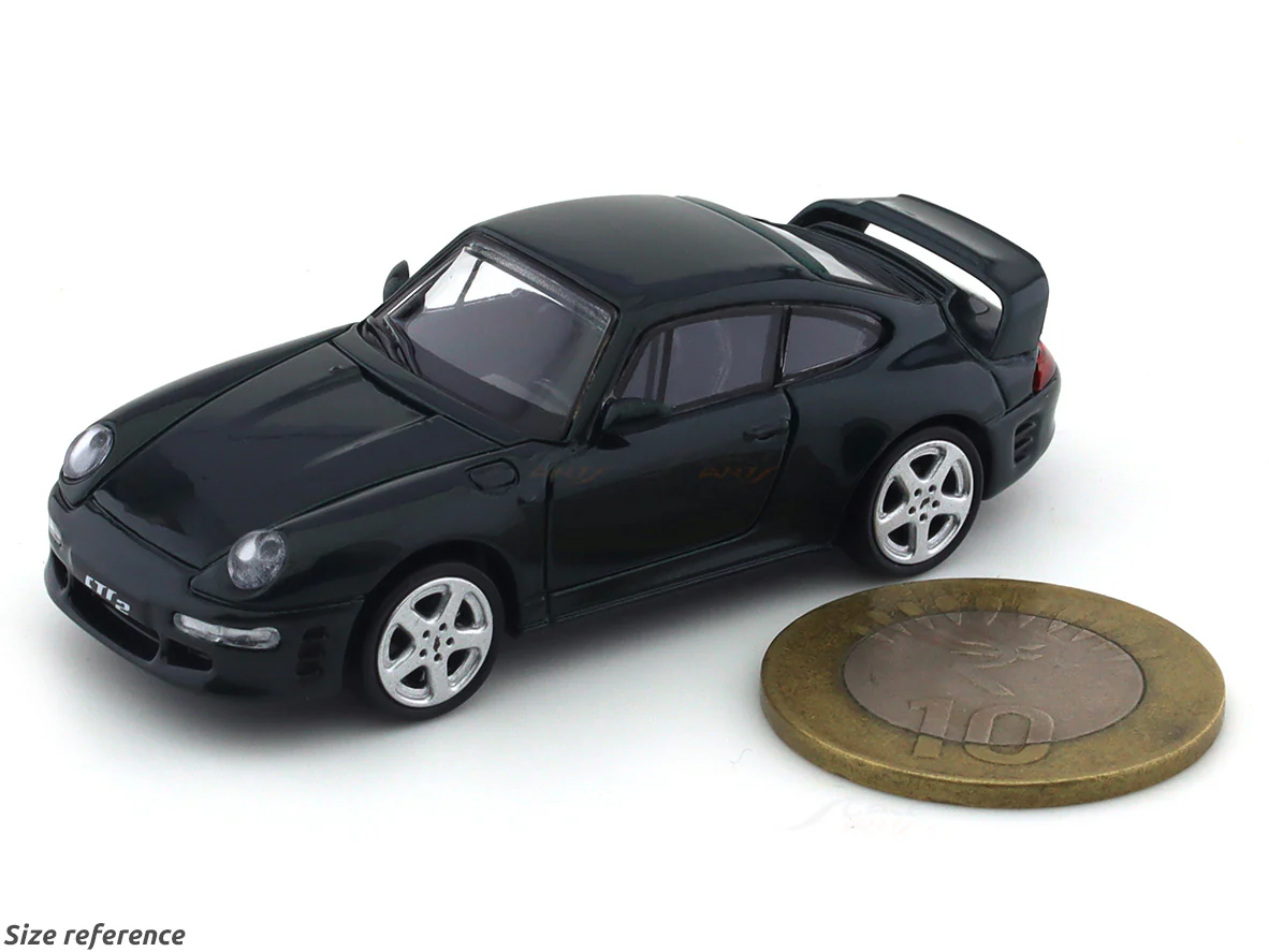 1995 Porsche RUF CTR2 Forest Green 1:64 Para64 diecast scale model car - Image 10