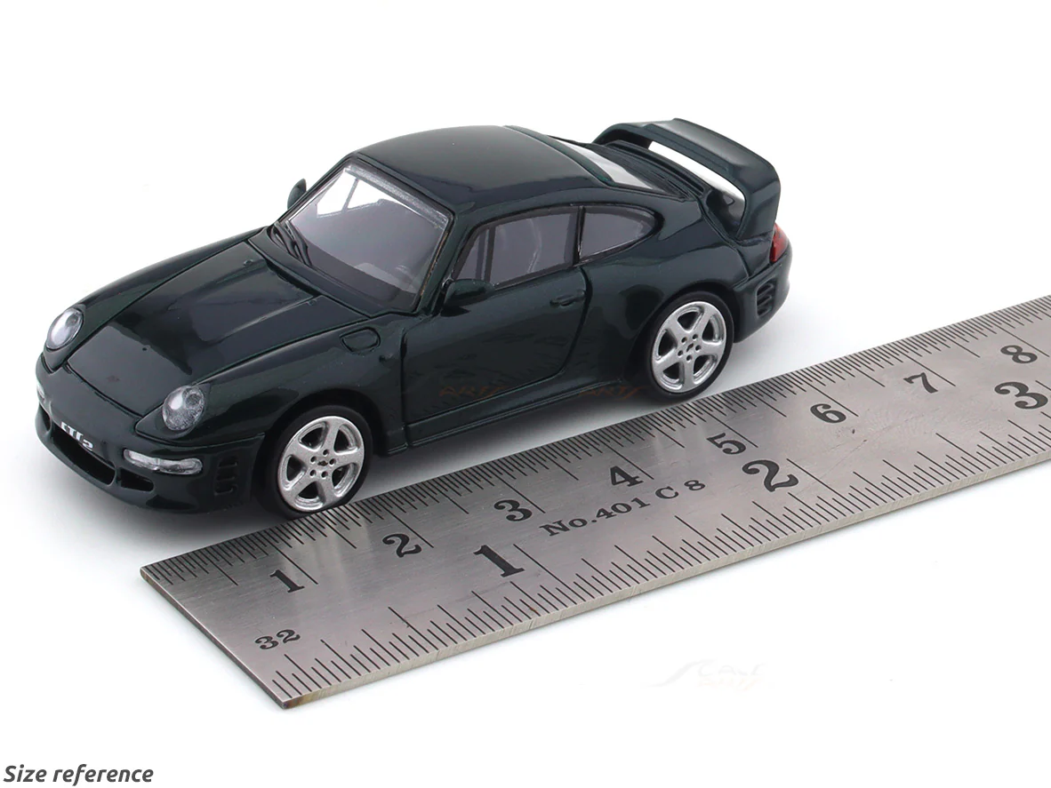 1995 Porsche RUF CTR2 Forest Green 1:64 Para64 diecast scale model car - Image 11