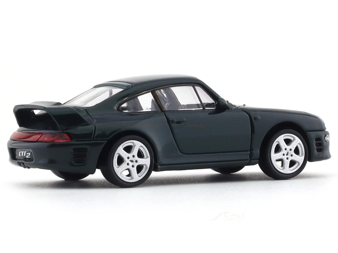 1995 Porsche RUF CTR2 Forest Green 1:64 Para64 diecast scale model car - Image 4