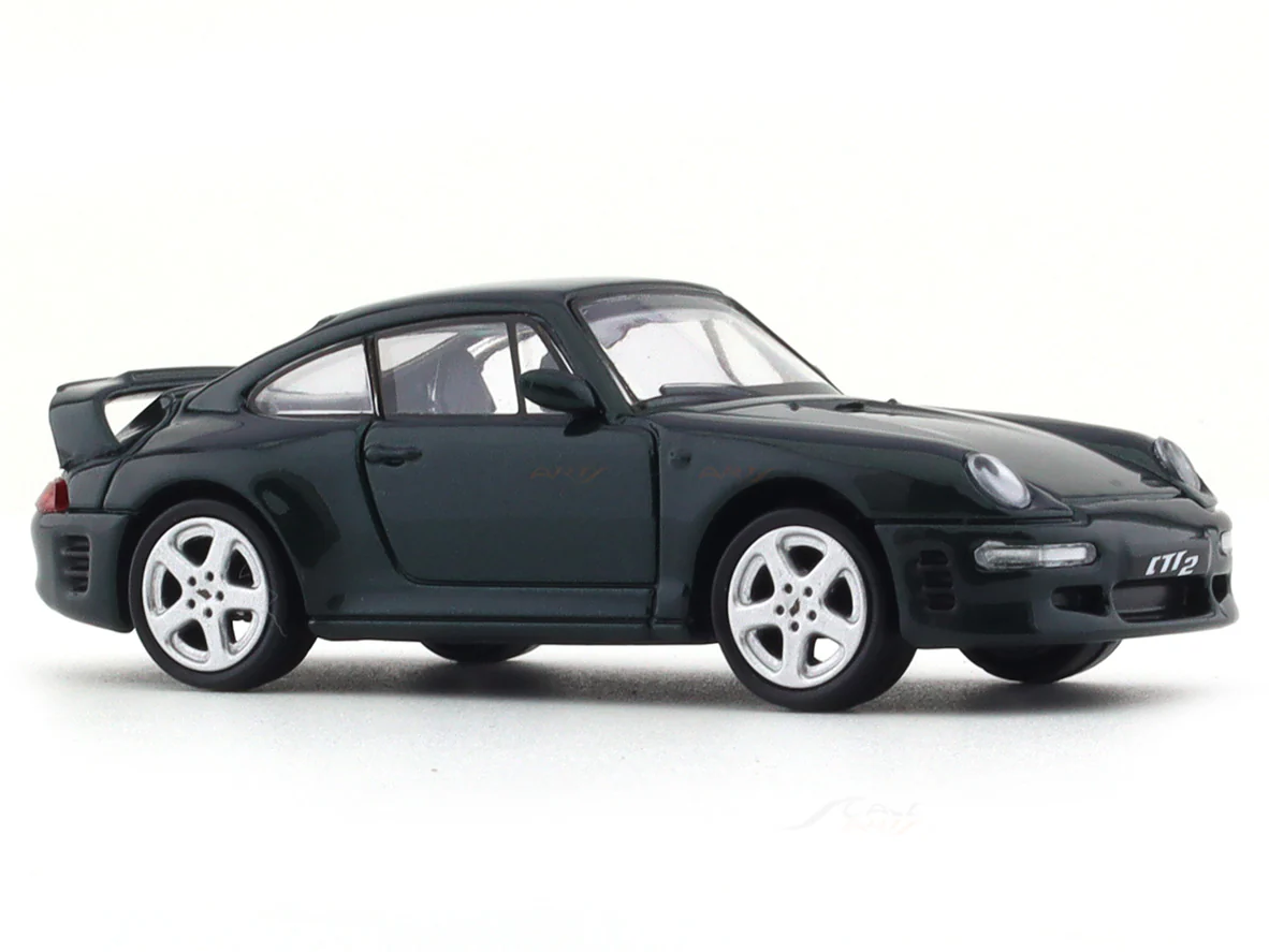 1995 Porsche RUF CTR2 Forest Green 1:64 Para64 diecast scale model car - Image 6