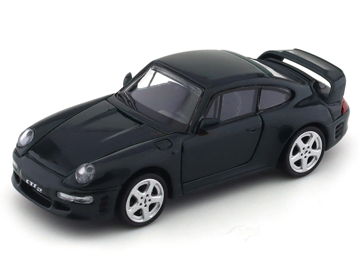 1995 Porsche RUF CTR2 Forest Green 1:64 Para64 diecast scale model car - Image 7