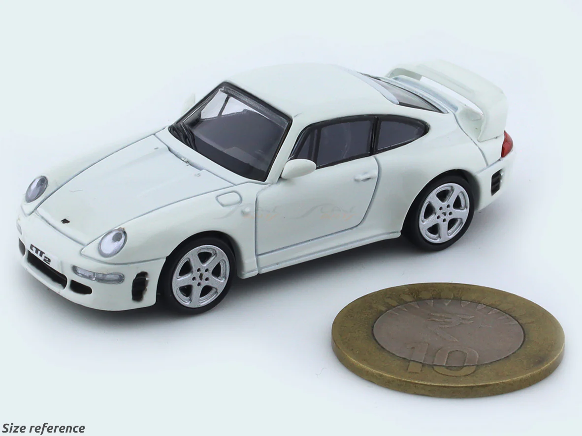 1995 Porsche RUF CTR2 Grand Prix White 1:64 Para64 diecast scale model car - Image 10