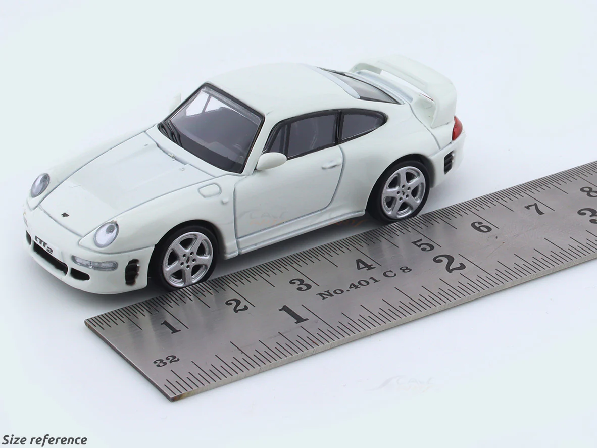1995 Porsche RUF CTR2 Grand Prix White 1:64 Para64 diecast scale model car - Image 11