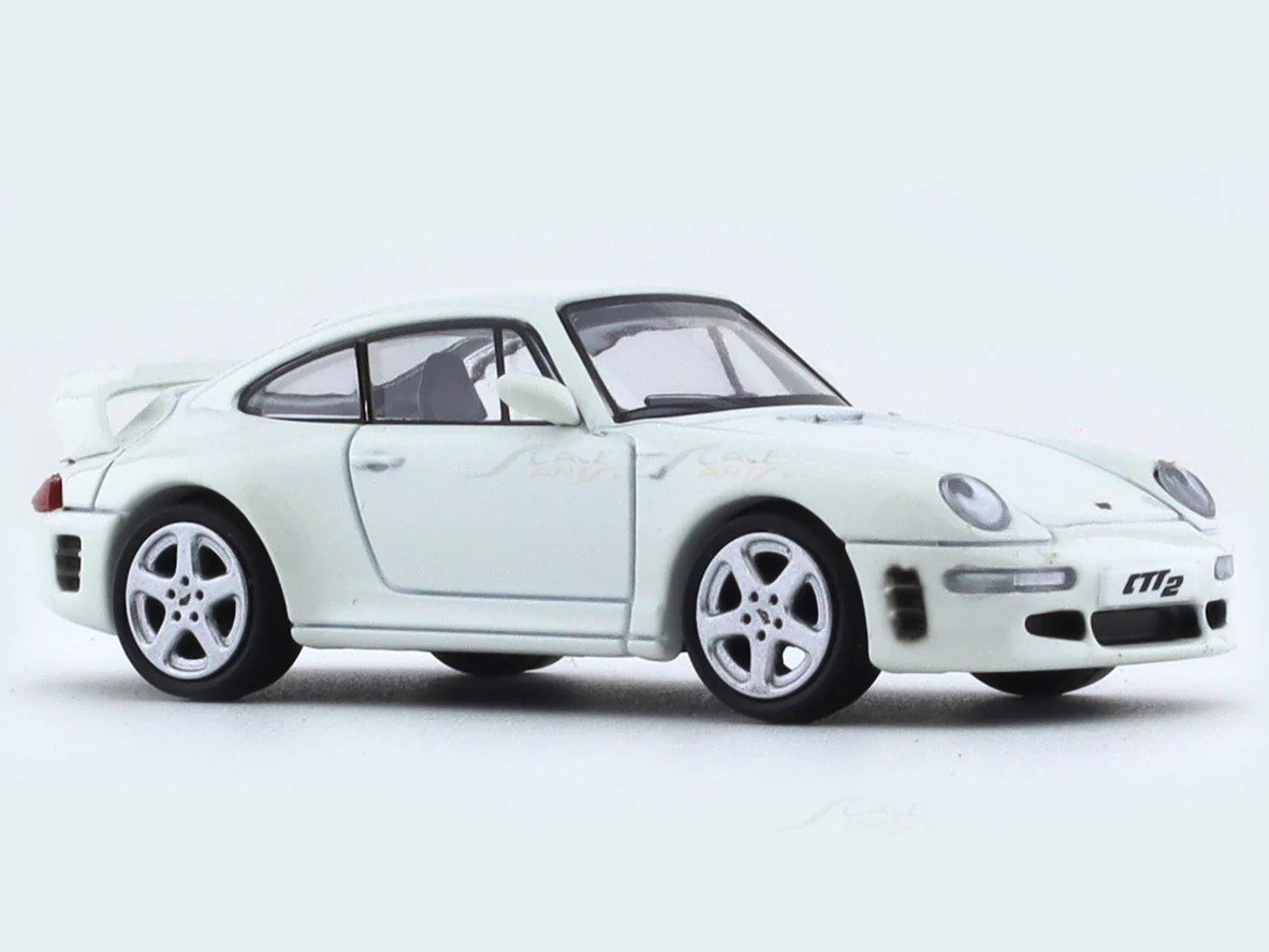 1995 Porsche RUF CTR2 Grand Prix White 1:64 Para64 diecast scale model car - Image 6