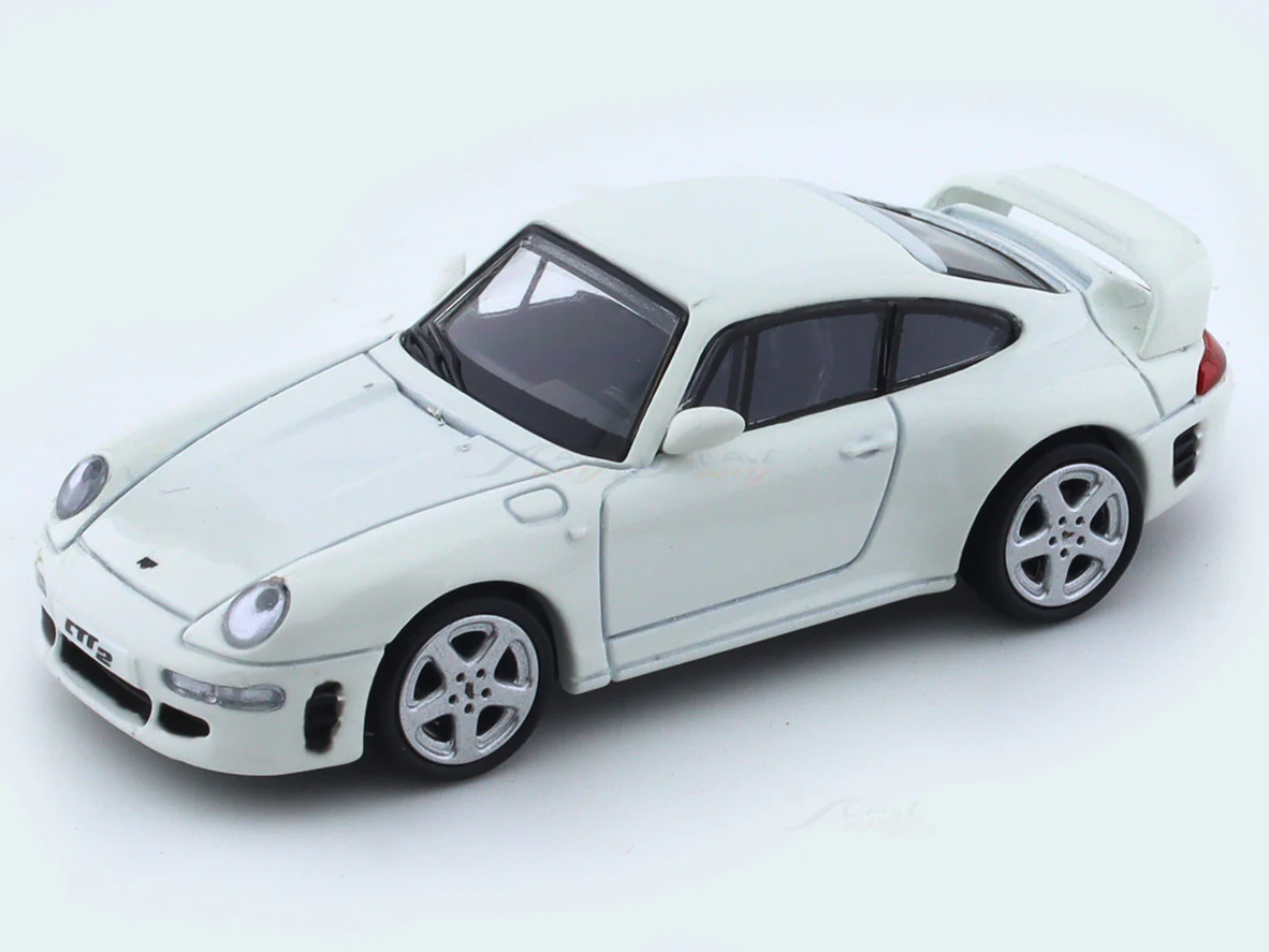 1995 Porsche RUF CTR2 Grand Prix White 1:64 Para64 diecast scale model car - Image 7