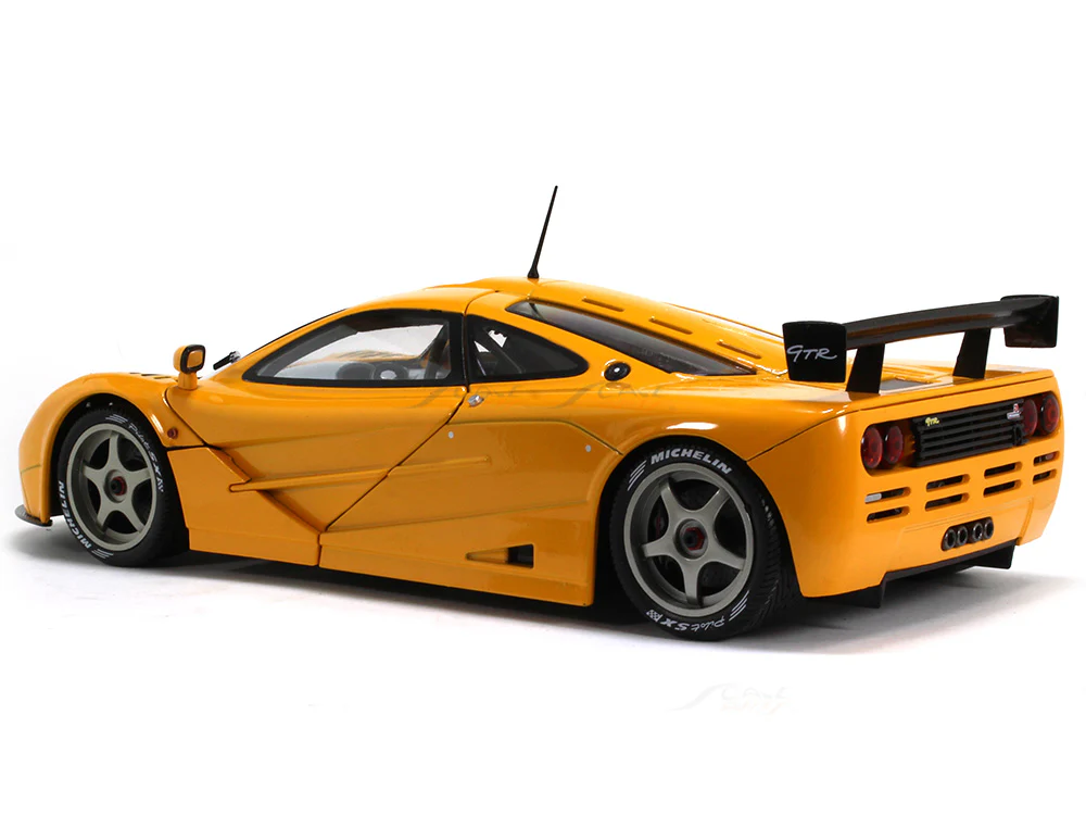 1996 McLaren F1 GT-R Orange Papaya 1:18 Solido diecast Scale Model car - Image 3