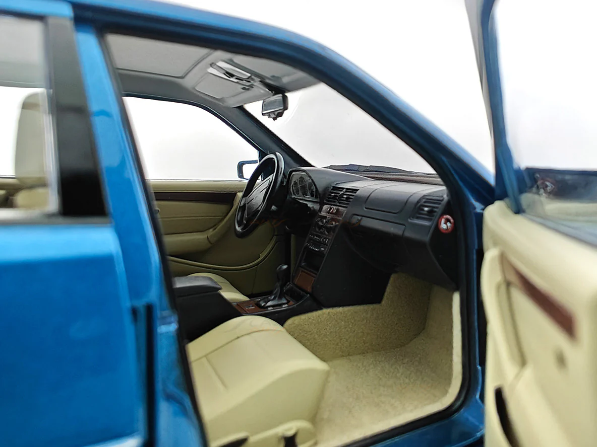 1997-2000 Mercedes-Benz C Class W202 blue 1:18 Norev diecast scale model car collectible - Image 19