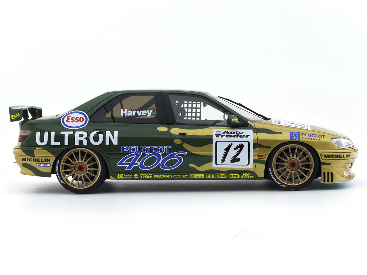 1997 Peugeot 406 #12 BTCC 1:18 Ottomobile resin scale model car collectible - Image 5