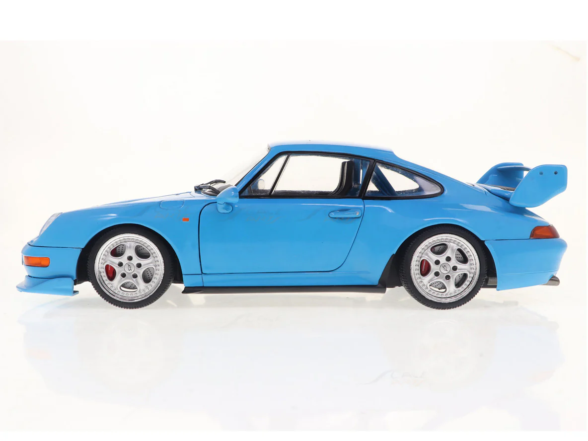 1997 Porsche 911 993 Clubsport Riviera Blue 1:18 Solido Licensed Diecast Scale Model Car Collectible - Image 16