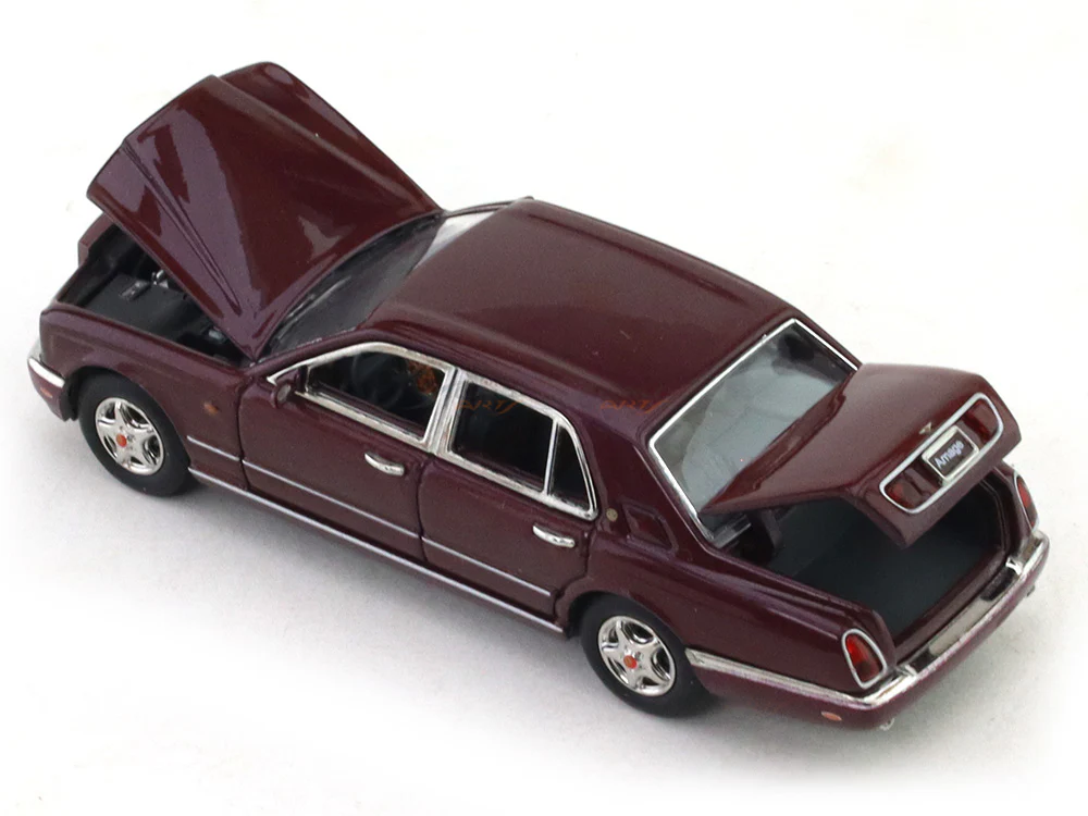 1998 Bentley Arnage maroon 1:64 GFCC diecast scale miniature car - Image 13