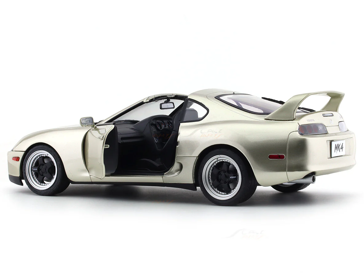 1998 Toyota Supra MK4 A80 Targa Quicksilver 1:18 Solido diecast scale model car collectible - Image 10
