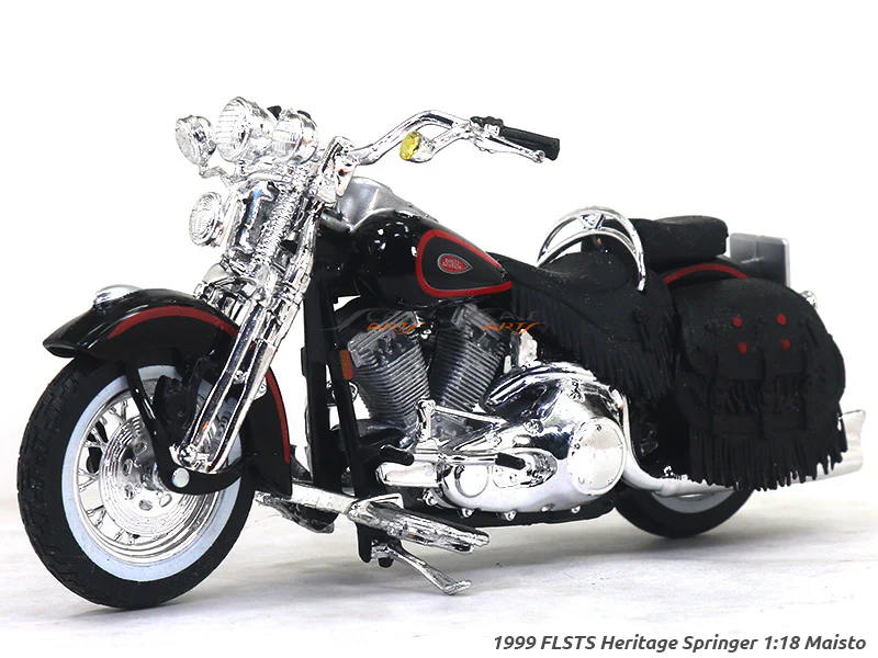 1999 Harley-Davidson FLSTS Heritage Springer 1:18 Maisto diecast scale model bike