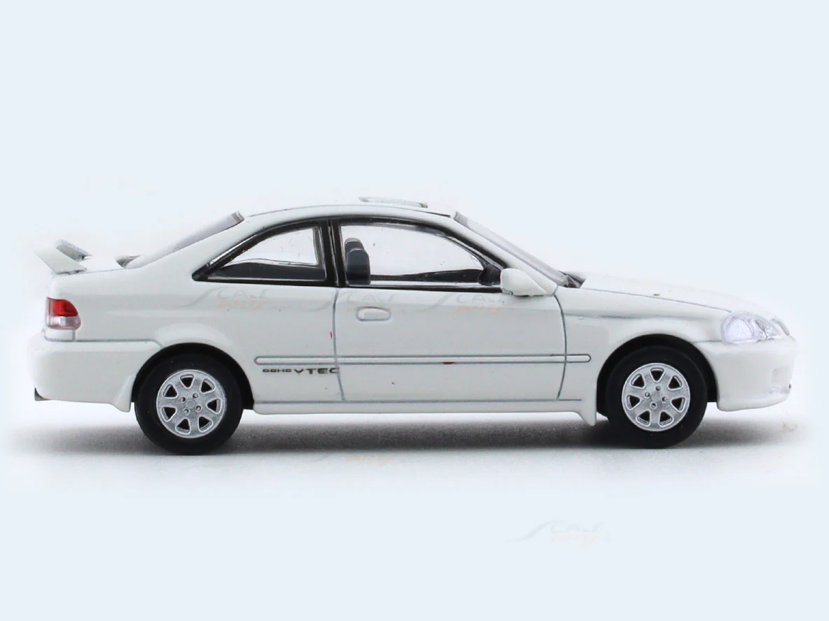 1999 Honda Civic EM1 White 1:64 Para64 licensed diecast scale model car - Image 5
