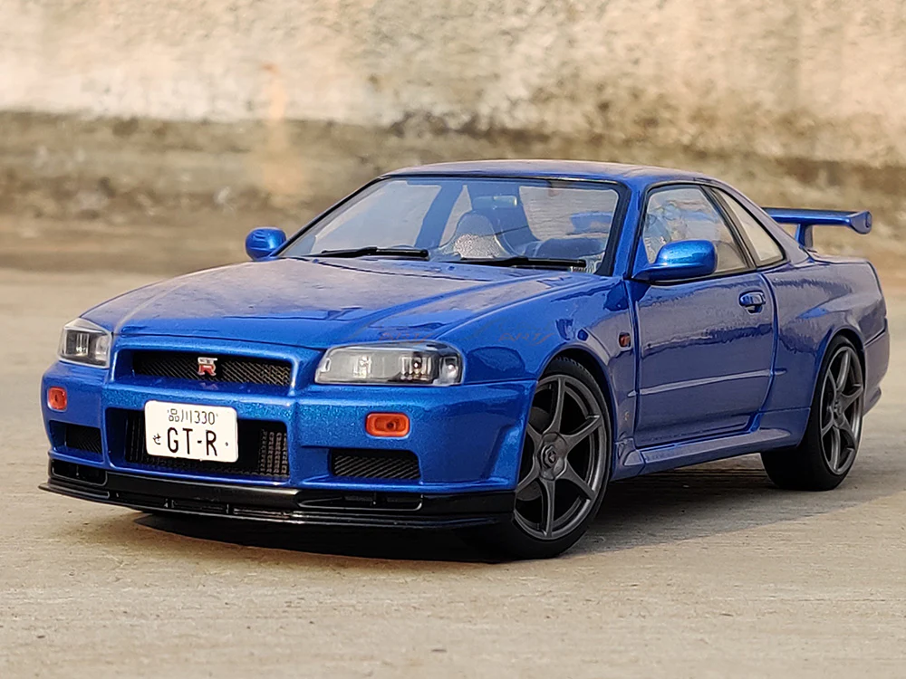 1999 Nissan Skyline GT-R R34 1:18 Solido diecast Scale Model car - Image 14