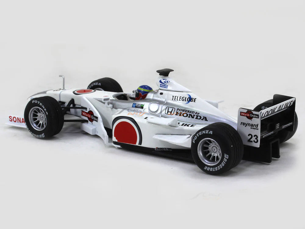 2000 BAR Honda 002 Formula 1 Ricardo Zonta 1:43 diecast Scale Model Car - Image 3