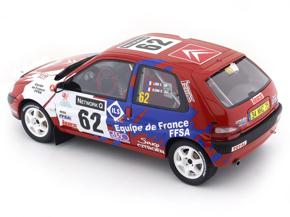 2000 Citroen SAXO VTS #62 1:18 Ottomobile resin scale model car collectible - Image 8