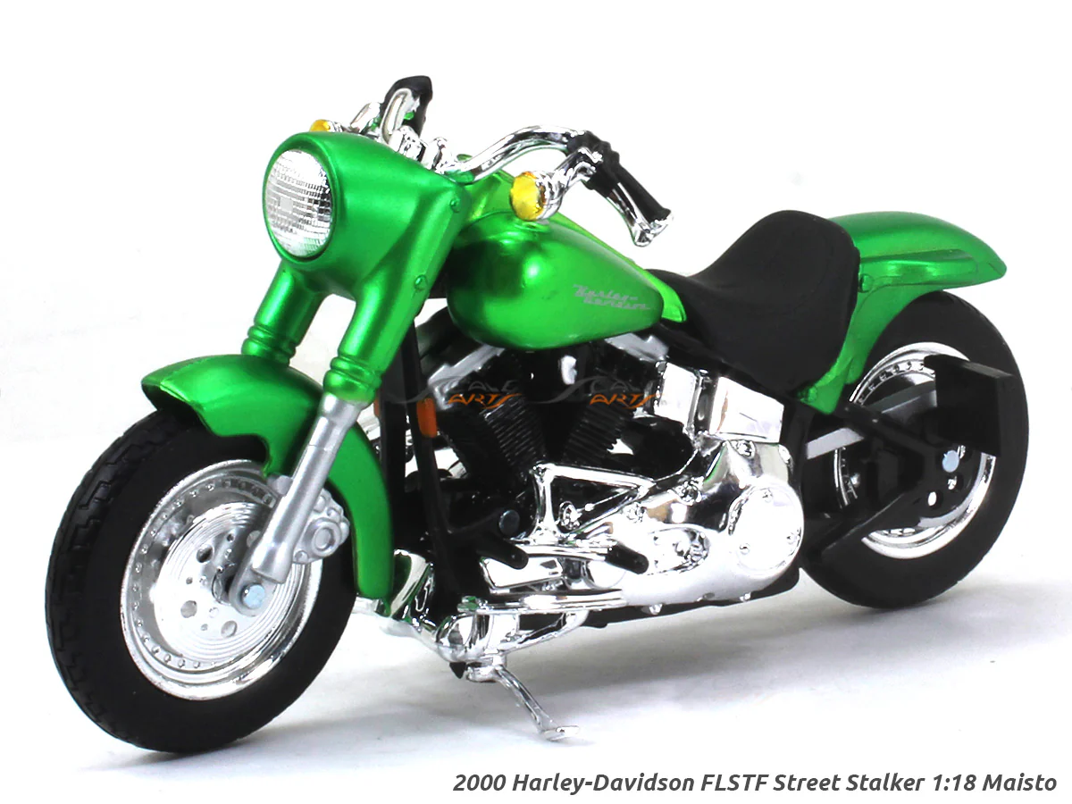 2000 Harley-Davidson FLSTF Street Stalker 1:18 Maisto diecast scale model bike