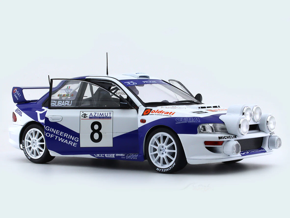 2000 Subaru Impreza S5 Night Version 1:18 Solido diecast scale model car collectible - Image 12