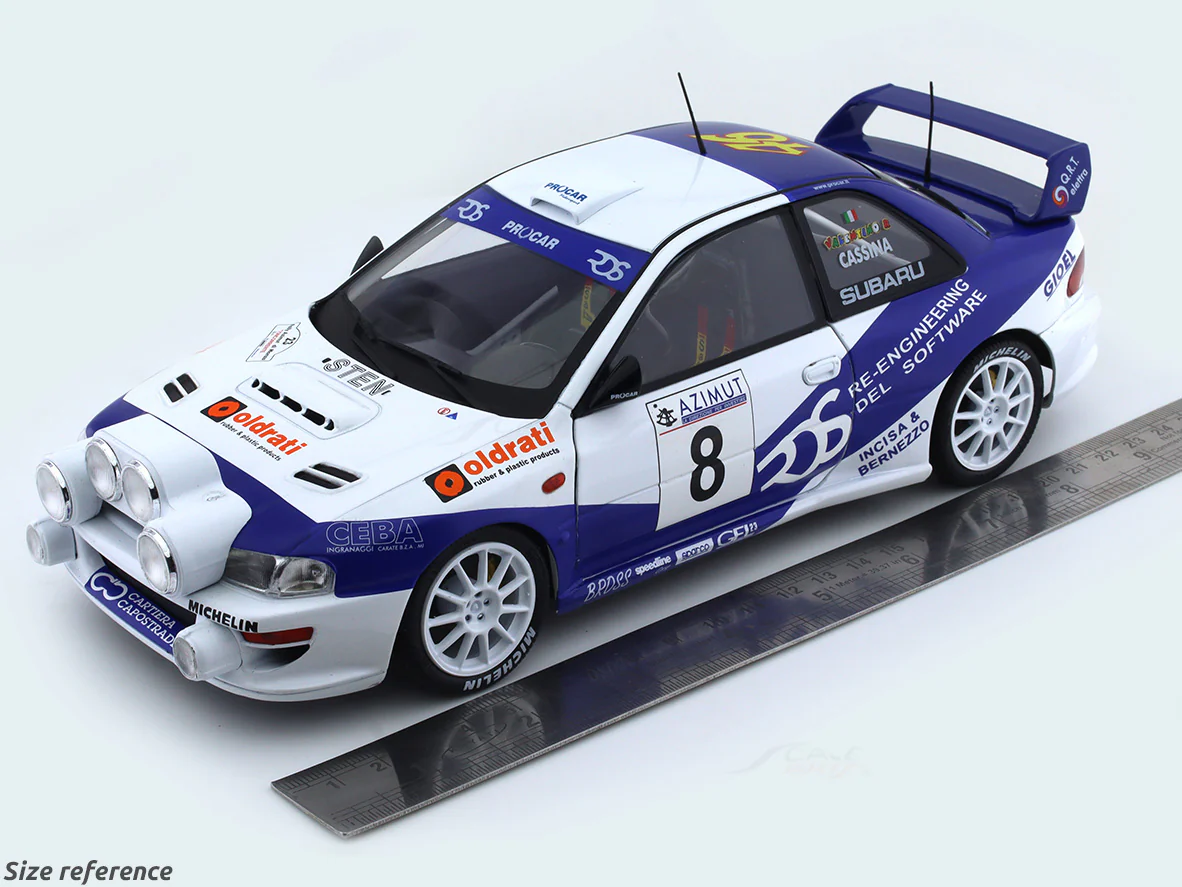 2000 Subaru Impreza S5 Night Version 1:18 Solido diecast scale model car collectible - Image 17