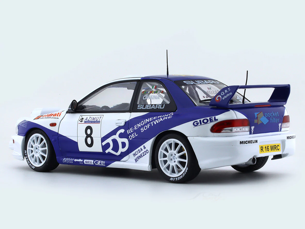 2000 Subaru Impreza S5 Night Version 1:18 Solido diecast scale model car collectible - Image 3