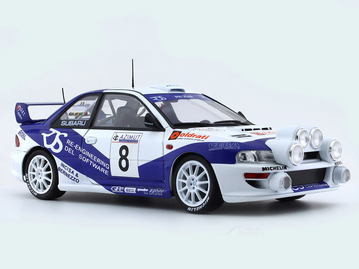 2000 Subaru Impreza S5 Night Version 1:18 Solido diecast scale model car collectible - Image 6
