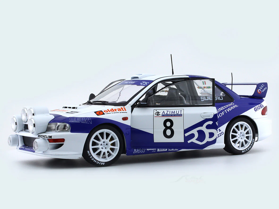 2000 Subaru Impreza S5 Night Version 1:18 Solido diecast scale model car collectible - Image 7