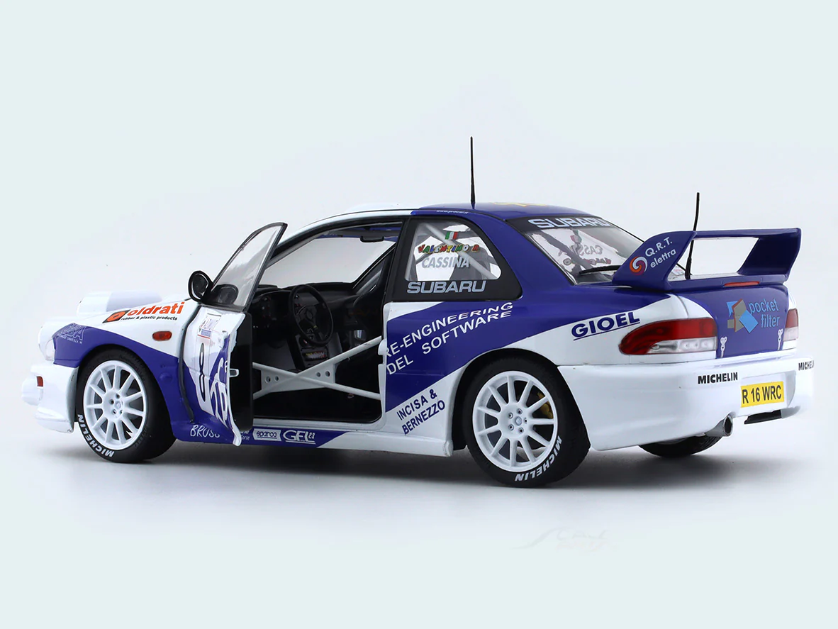 2000 Subaru Impreza S5 Night Version 1:18 Solido diecast scale model car collectible - Image 9