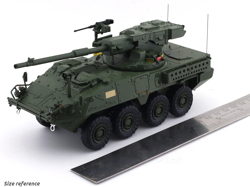 2002 General Dynamics Lan Systems M1128 MGS Stryker 1:48 Solido diecast Scale Model - Image 9