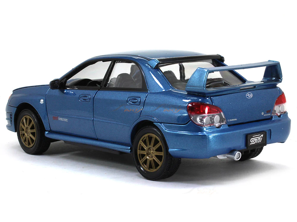 2003 Subaru Impreza WRX STI 1:24 Motormax diecast scale model car - Image 6