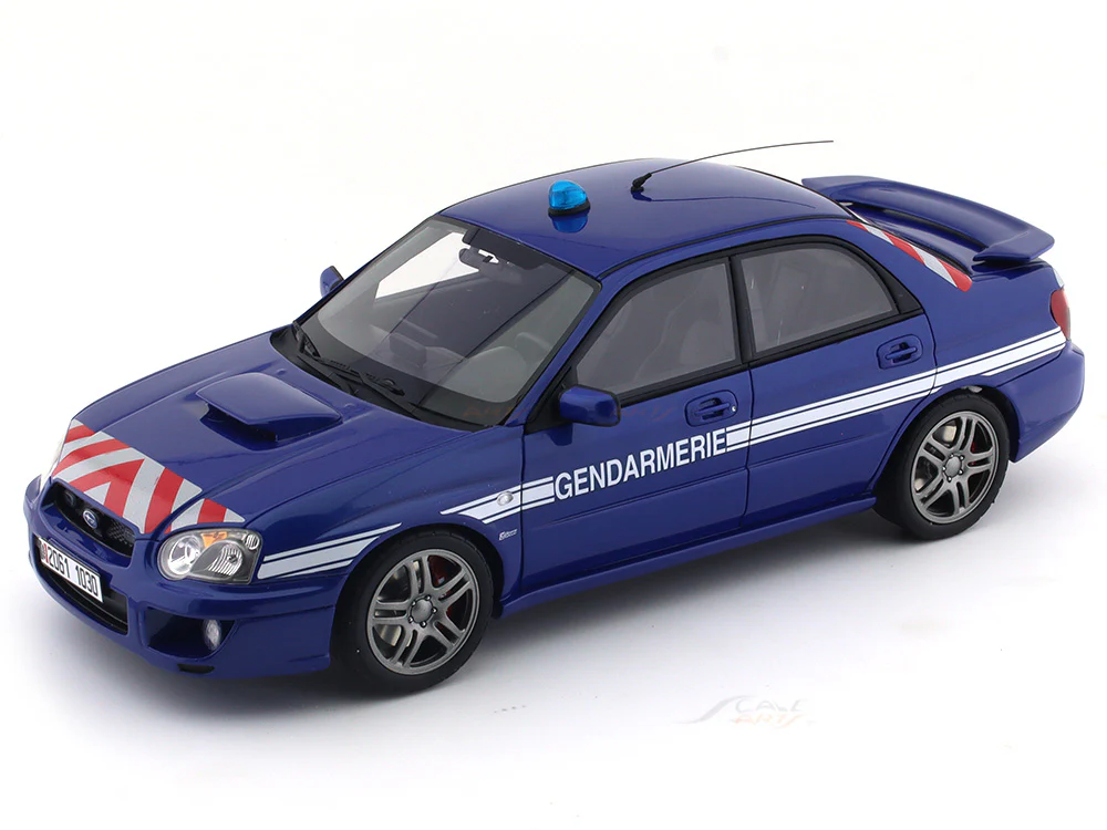 2006 Subaru Impreza STi WRX “Gendarmerie” 1:18 Ottomobile Scale Model collectible - Image 7