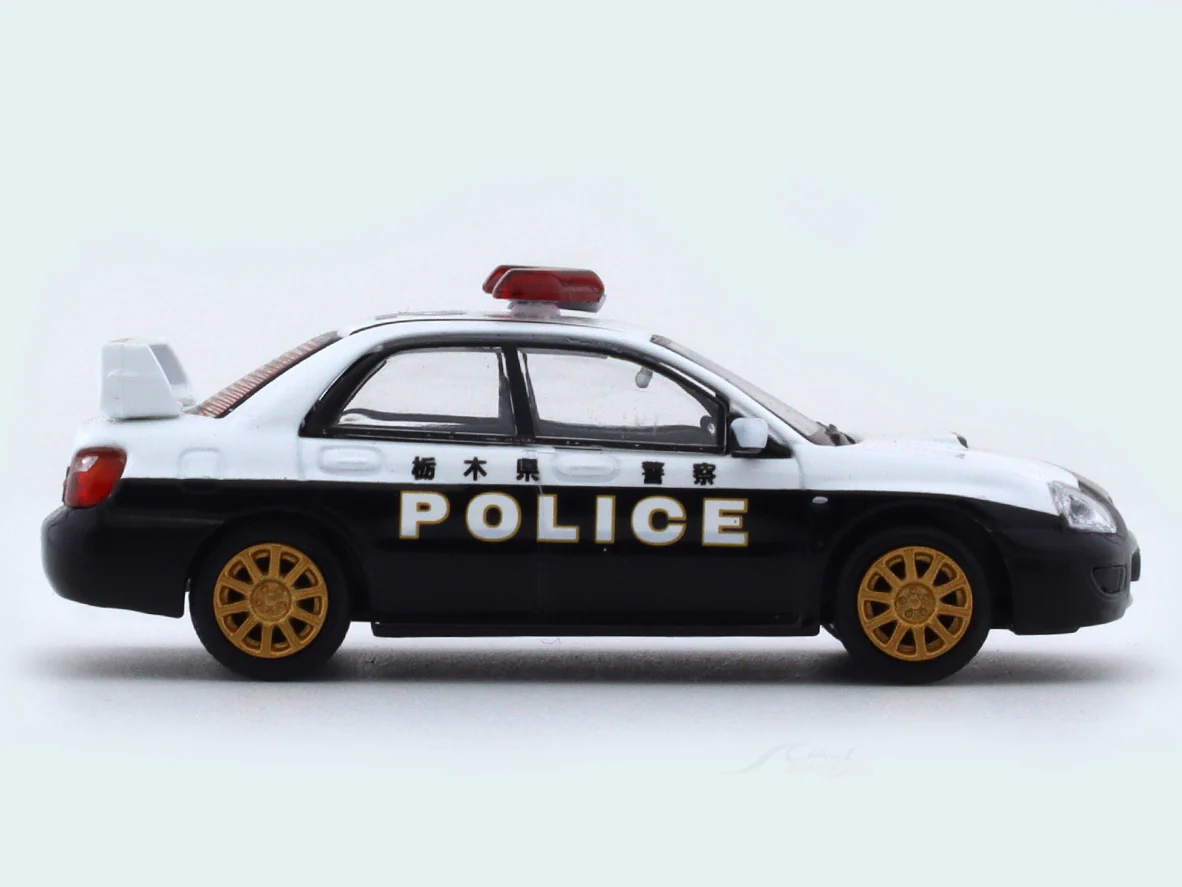 2006 Subaru Impreza WRX STI Japan Police 1:64 MC64 diecast scale model collectible - Image 5