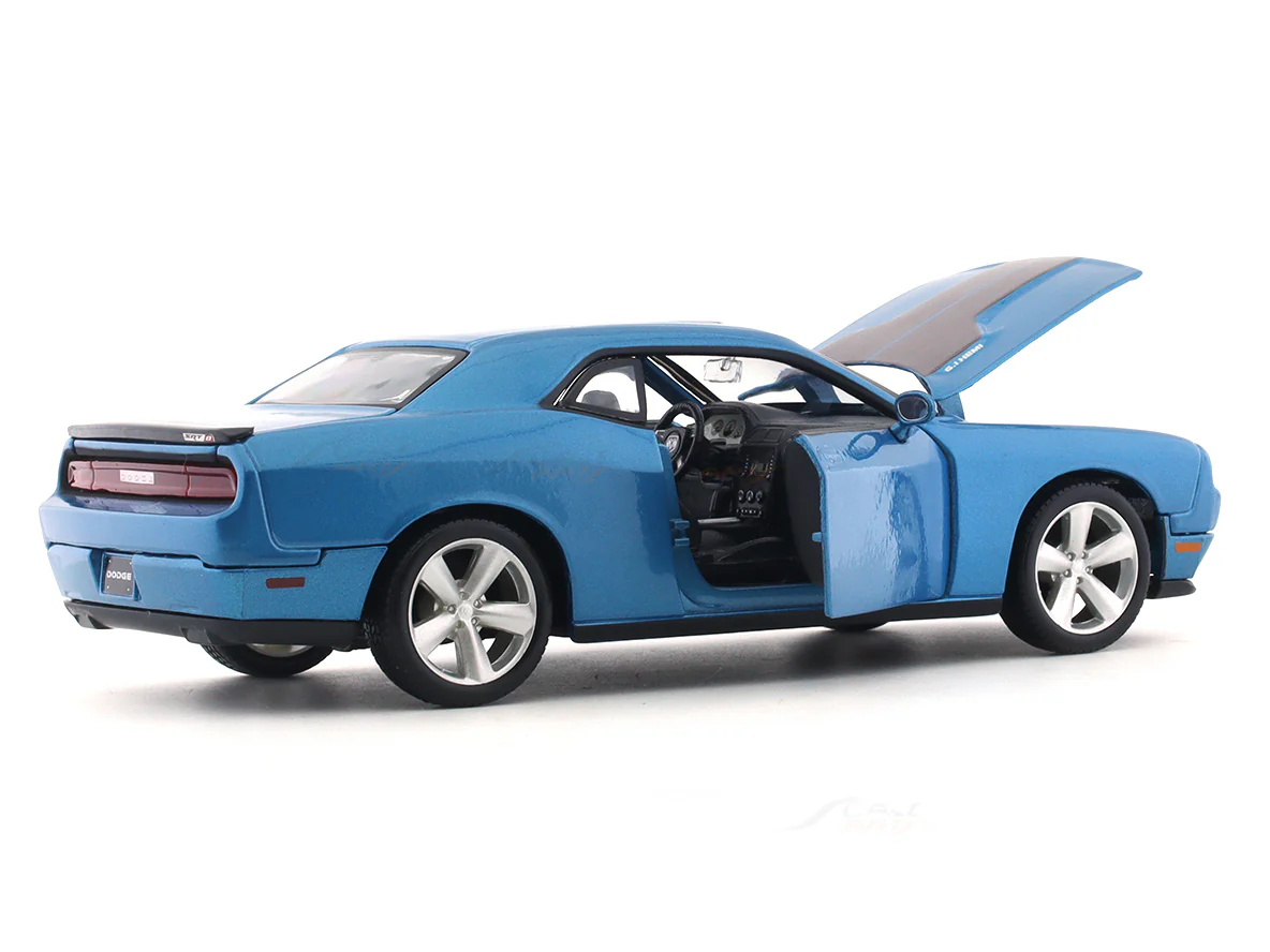 2008 Dodge Challenger SRT8 blue 1:24 Maisto licensed diecast Scale Model car - Image 11