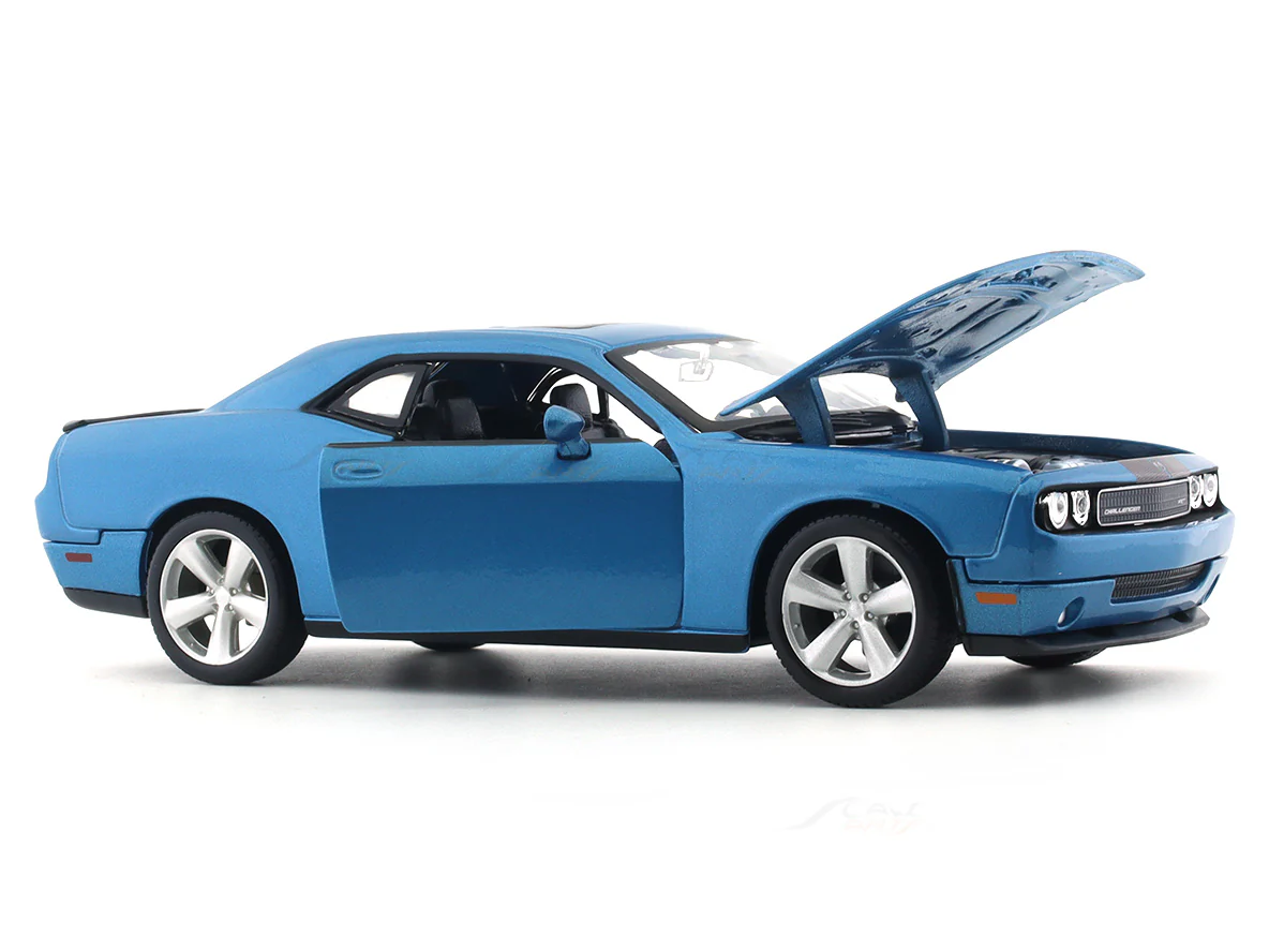 2008 Dodge Challenger SRT8 blue 1:24 Maisto licensed diecast Scale Model car - Image 13