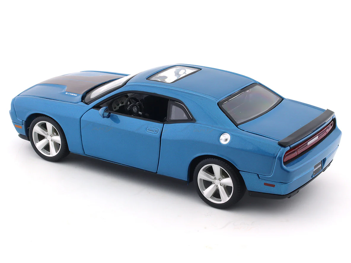 2008 Dodge Challenger SRT8 blue 1:24 Maisto licensed diecast Scale Model car - Image 15