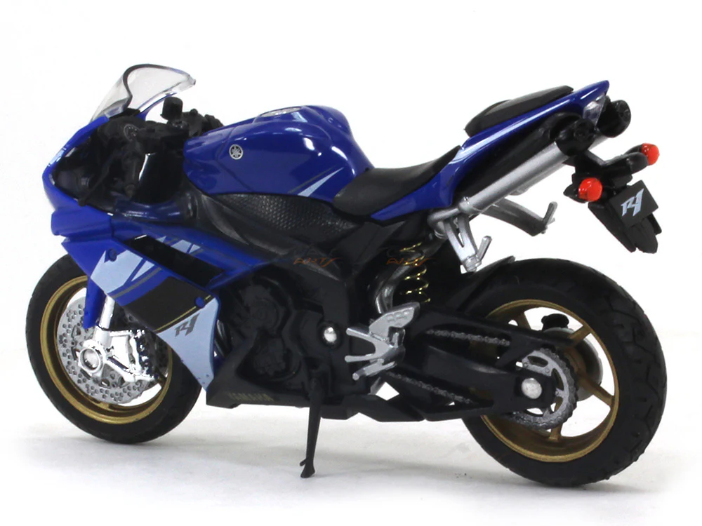 2008 Yamaha YZF-R1 1:18 Welly diecast Scale Model Bike - Image 3